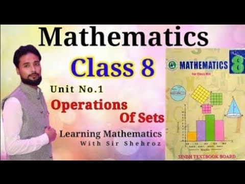 Sindh Textbook Board Mathematics Class 8