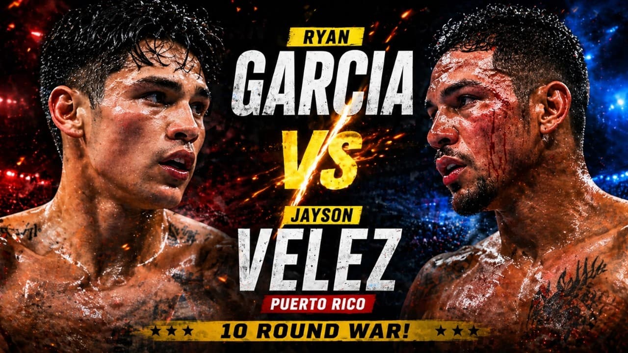 Ryan Garcia vs Jayson Velez FULL FIGHT | Garcia Tested in Deep Waters! 🔥