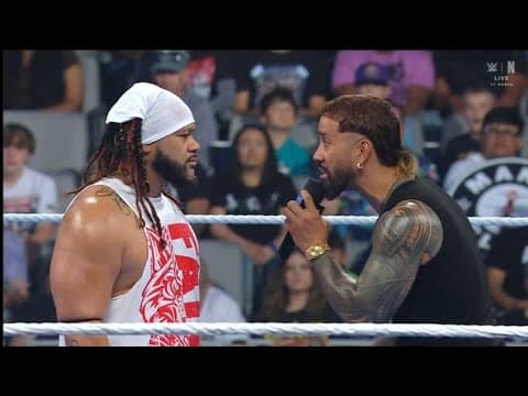 Jacob Fatu confronts Jey Uso _WWE Smackdown 24 April 2026