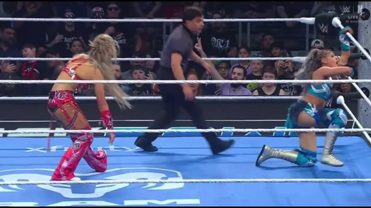 (2/2) Tiffany Stratton vs Giulia: Smackdown April 24 2026