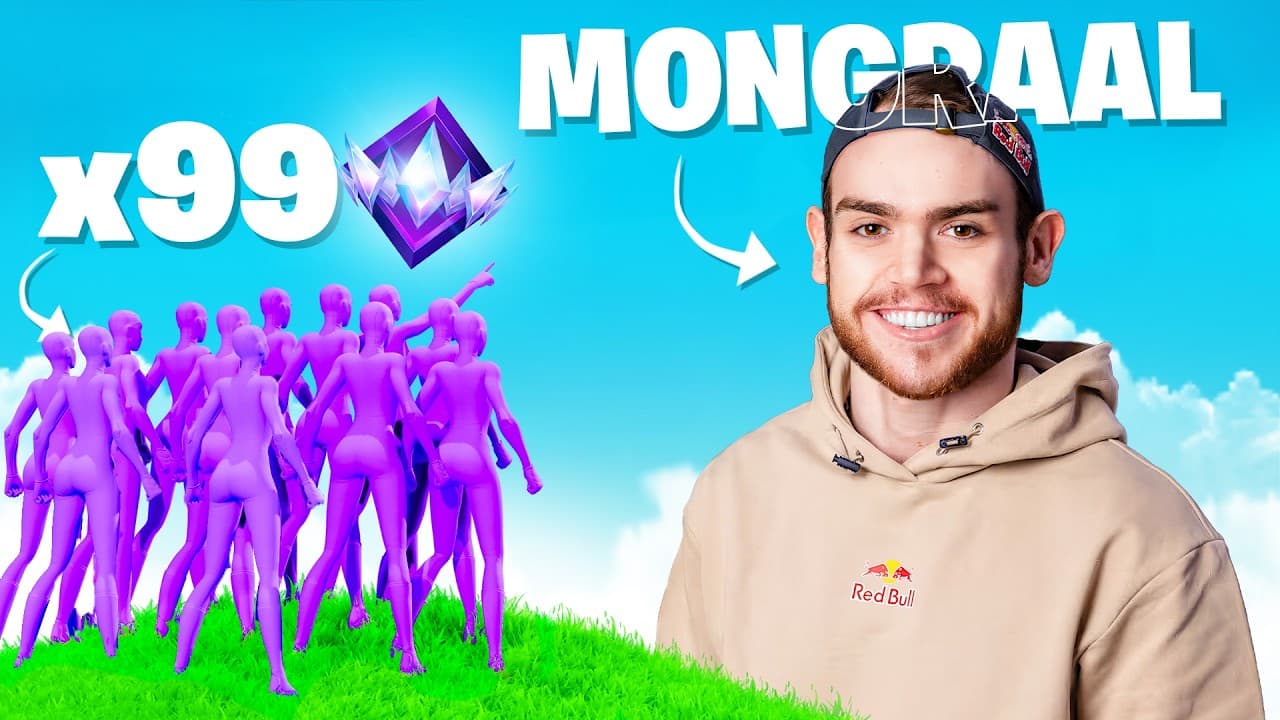 Can 99 UNREAL Players Defeat Mongraal?