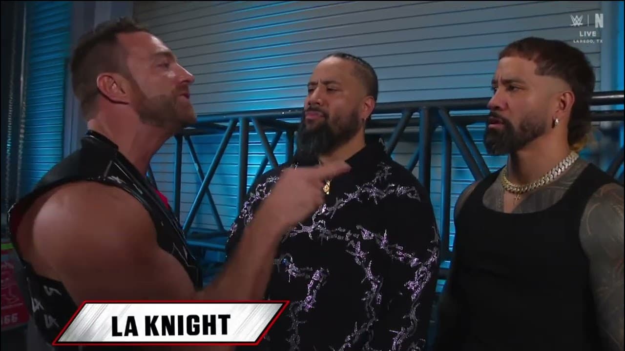 LA Knight confronts The Usos - WWE RAW | Apr. 27, 2026