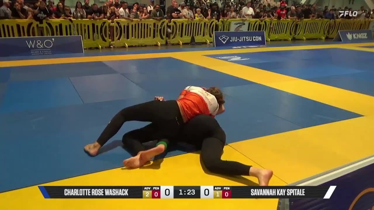 Charlotte gets mounted in nogi match