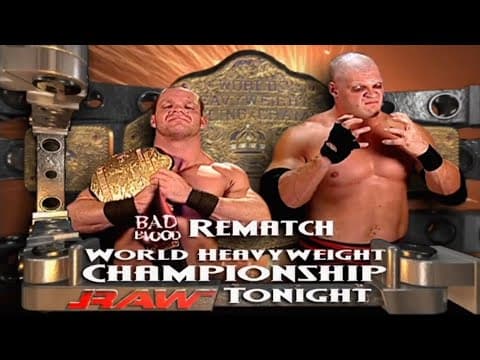 Chris Benoit 🐺 vs. Kane🔥(Raw 28/6/2004)World Heavyweight Championship.Part.1
