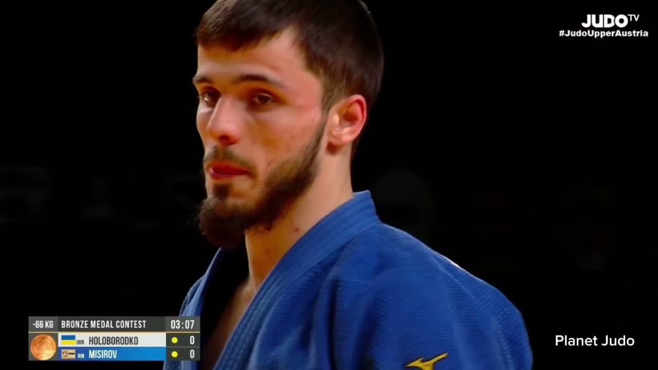 Mykyta HOLOBORODKO (UKR) 🆚️ Ismail MISIROV (RUS) | схватка за бронзу/-66кг | Гран При Австрия 2024