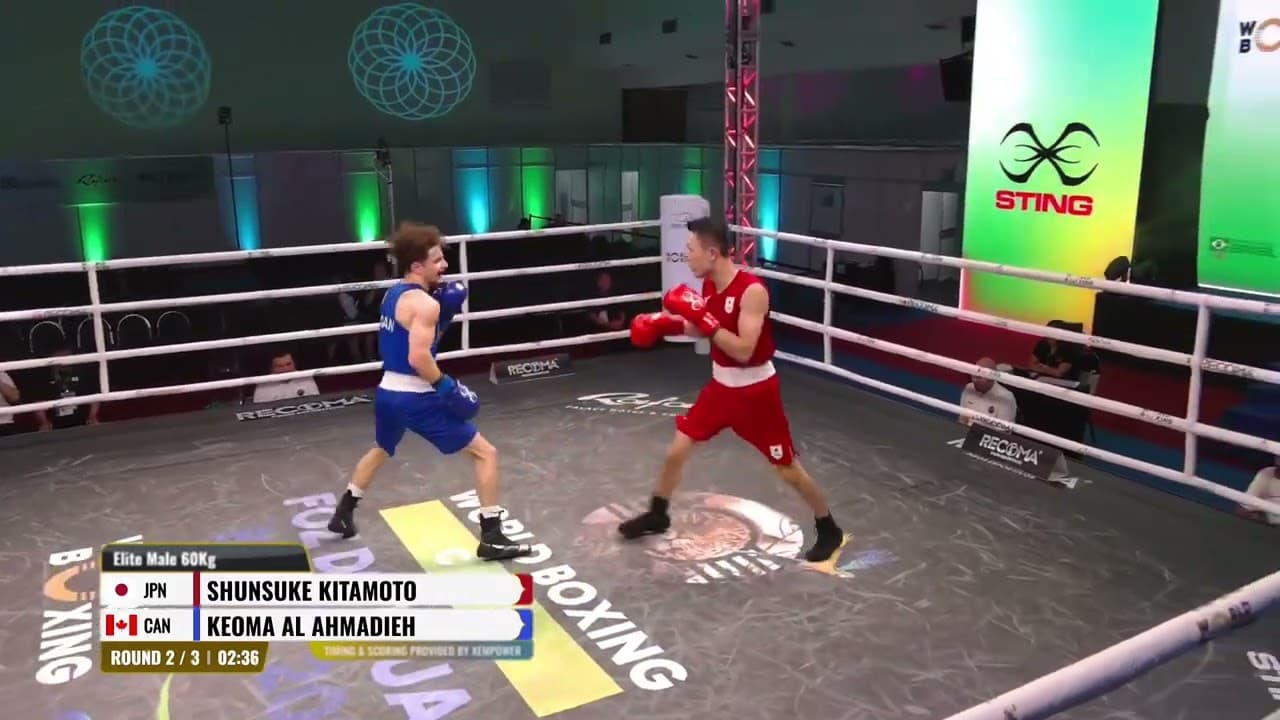 Keoma Ali Al-Ahmadieh (CAN) vs. Shunsuke Kitamoto (JPN) World Boxing Cup 2026 QF's (60kg)