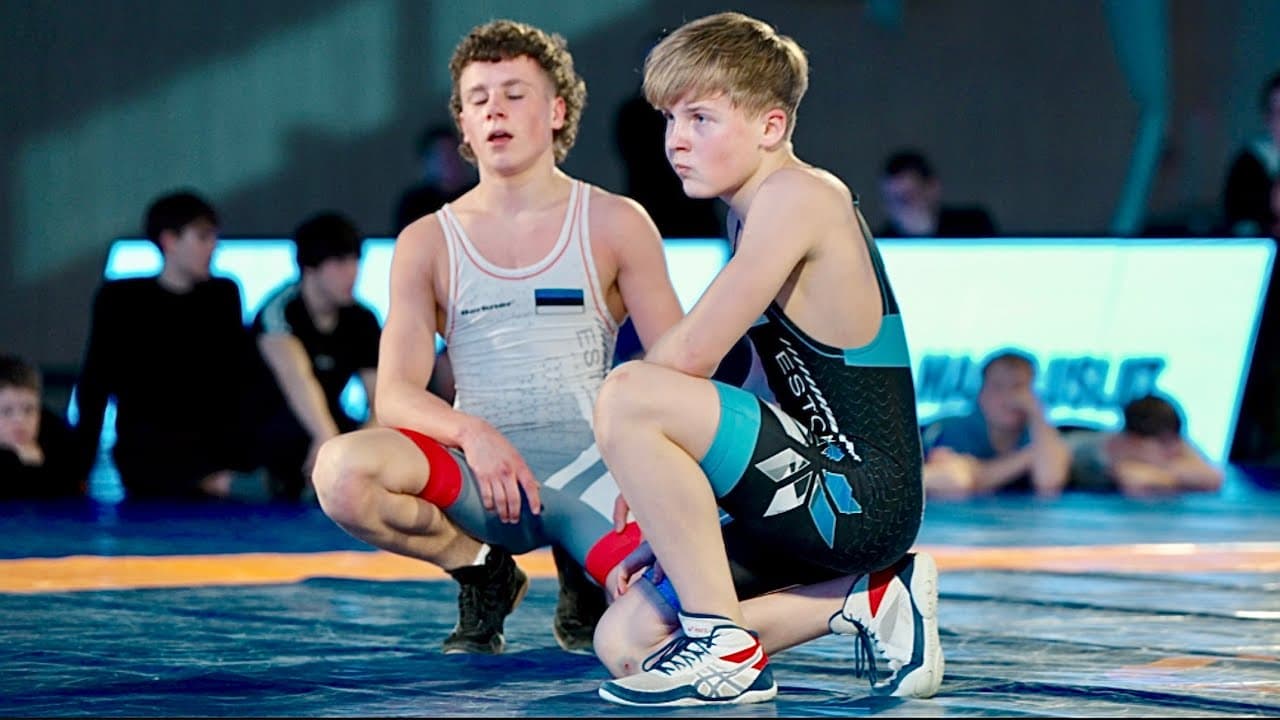 U20 Karl Kirsimets (EST) vs Arseni Romu (EST) 57kg final! Freestyle boys youth wrestling tournament.