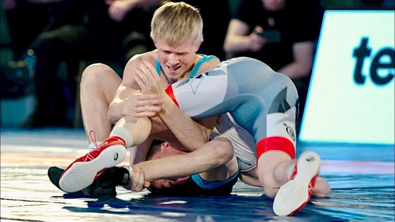 U20 Ratmir Beljajev (EST) vs Kaspar Kört (EST) 61kg final! Freestyle boys youth wrestling tournament
