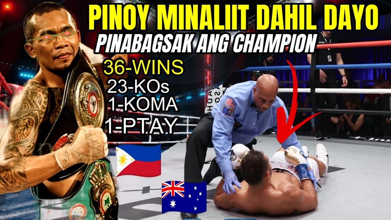 LATEST! PINOY NA PAMPATABA DAHIL DAYO! PINABAGSAK ANG KANILANG CHAMPION!