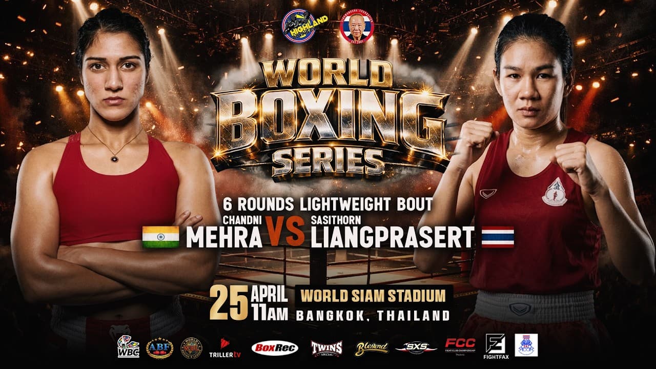 Chandni Mehra IN VS Sasithorn Liangprasert TH | April 25, 2026 | Bangkok, Thailand