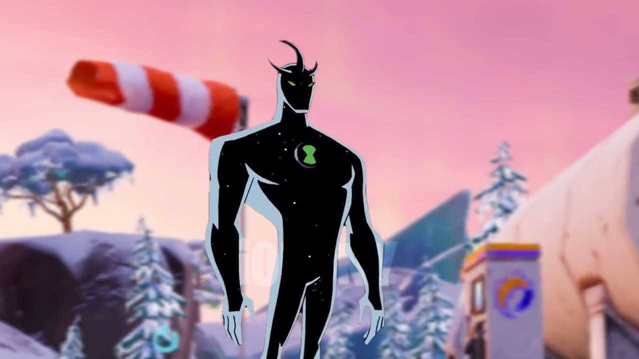 Ben 10 transforms into Alien X in Fortnite!