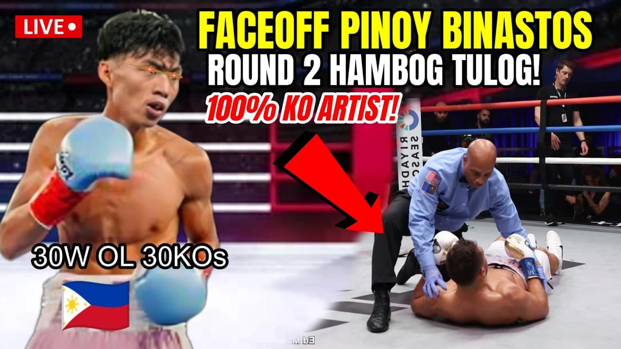 PINOY SA FACEOFF BINASTOS AT GUSTO NA BANATAN! HAMBOG BAGSAK SA R2!
