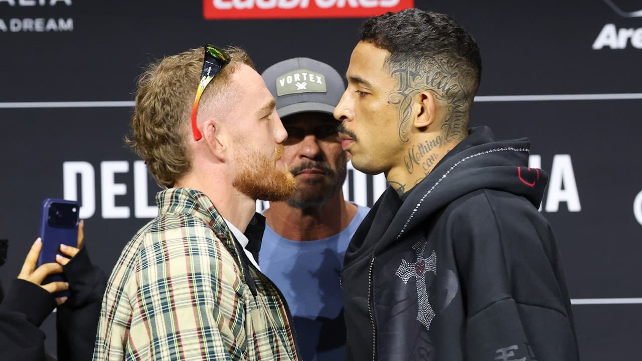 Encaradas da Coletiva de Imprensa | UFC Perth: Della Maddalena x Prates