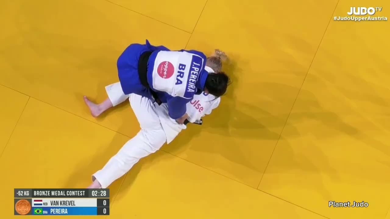 Naomi VAN KREVEL 🇳🇱 🆚️ Jessica PEREIRA 🇧🇷 | схватка за бронзу/-52кг | Гран При Австрия 2024