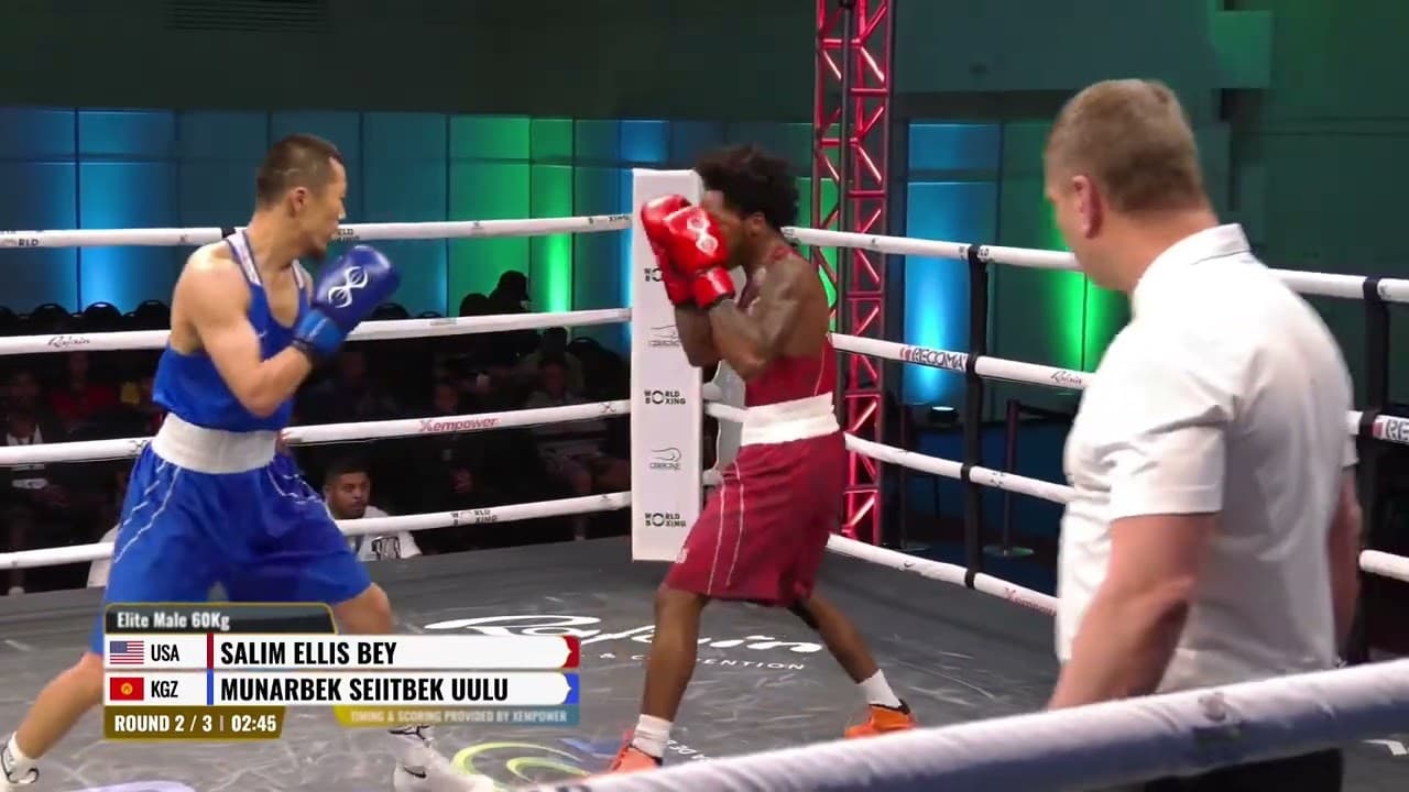 Salim Ellis-Bey (USA) vs. Munarbek Seiitbek Uulu (KGZ) World Boxing Cup 2026 QF's (60kg)