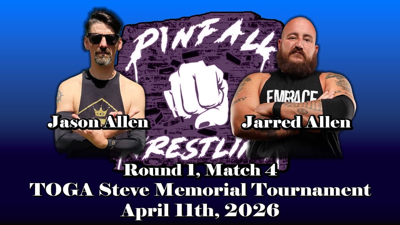Pinfall Wrestling | Round 1, Match 4: Jason Allen vs. Jarred Allen