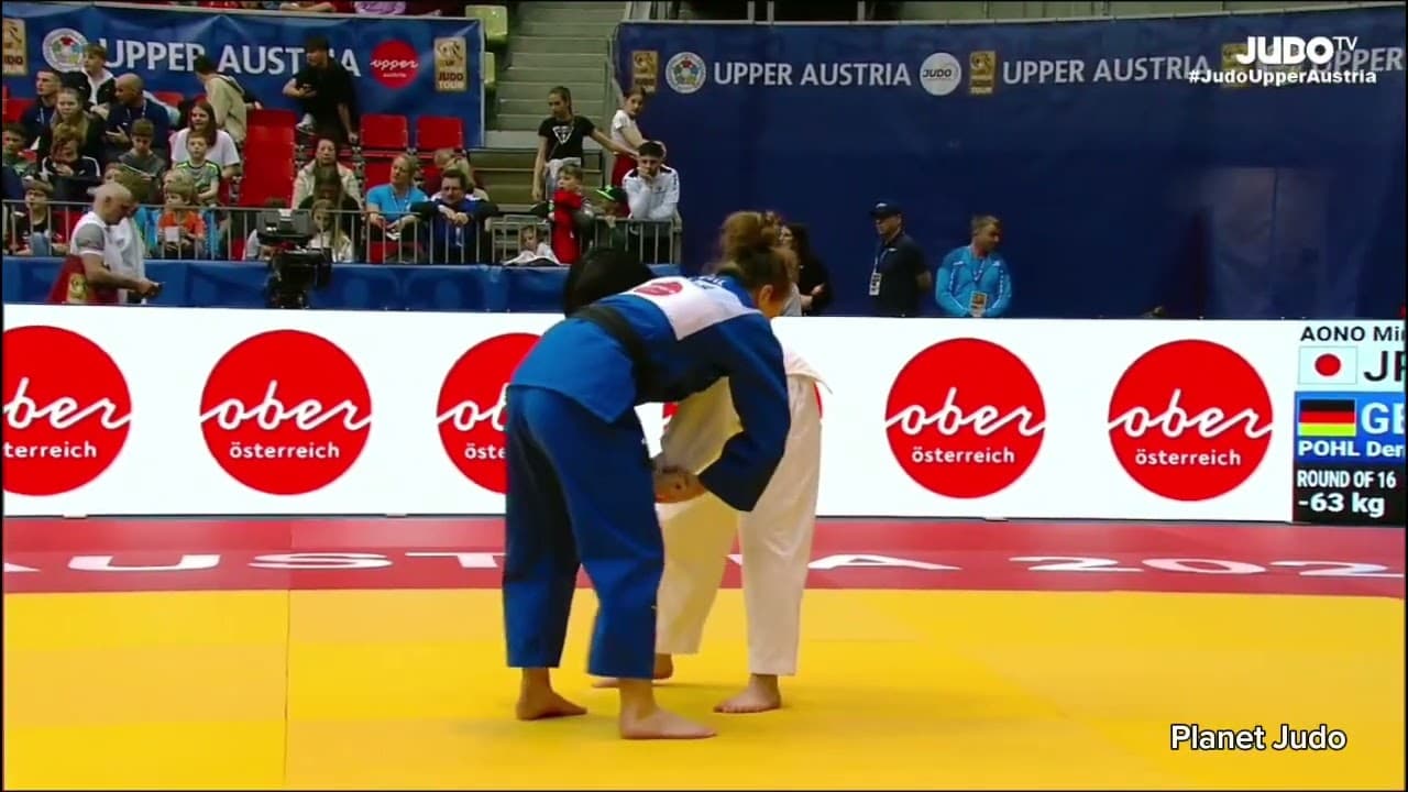 Minami AONO 🇯🇵 🆚️ Dena POHL 🇩🇪 | 1/8финала/-63кг | Гран При Австрия 2024