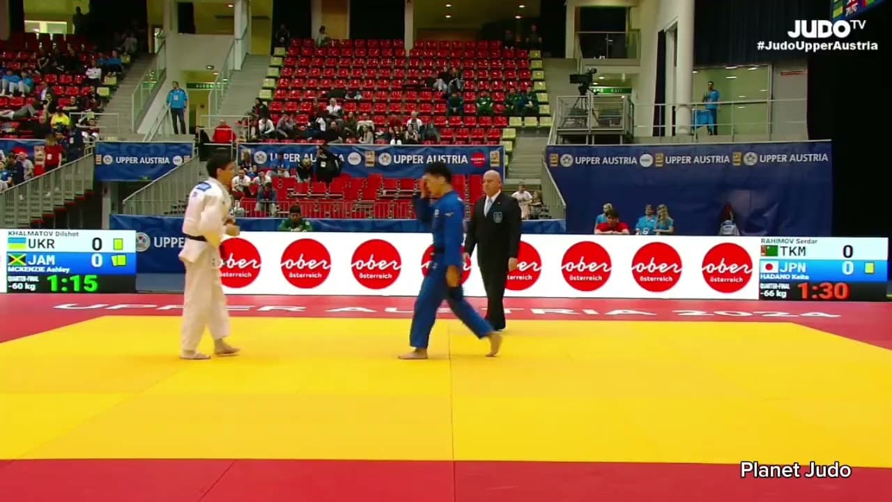 Serdar RAHIMOV 🇹🇲 🆚️ Keita HADANO 🇯🇵 | четвертьфинал/-66кг | Гран При Австрия 2024