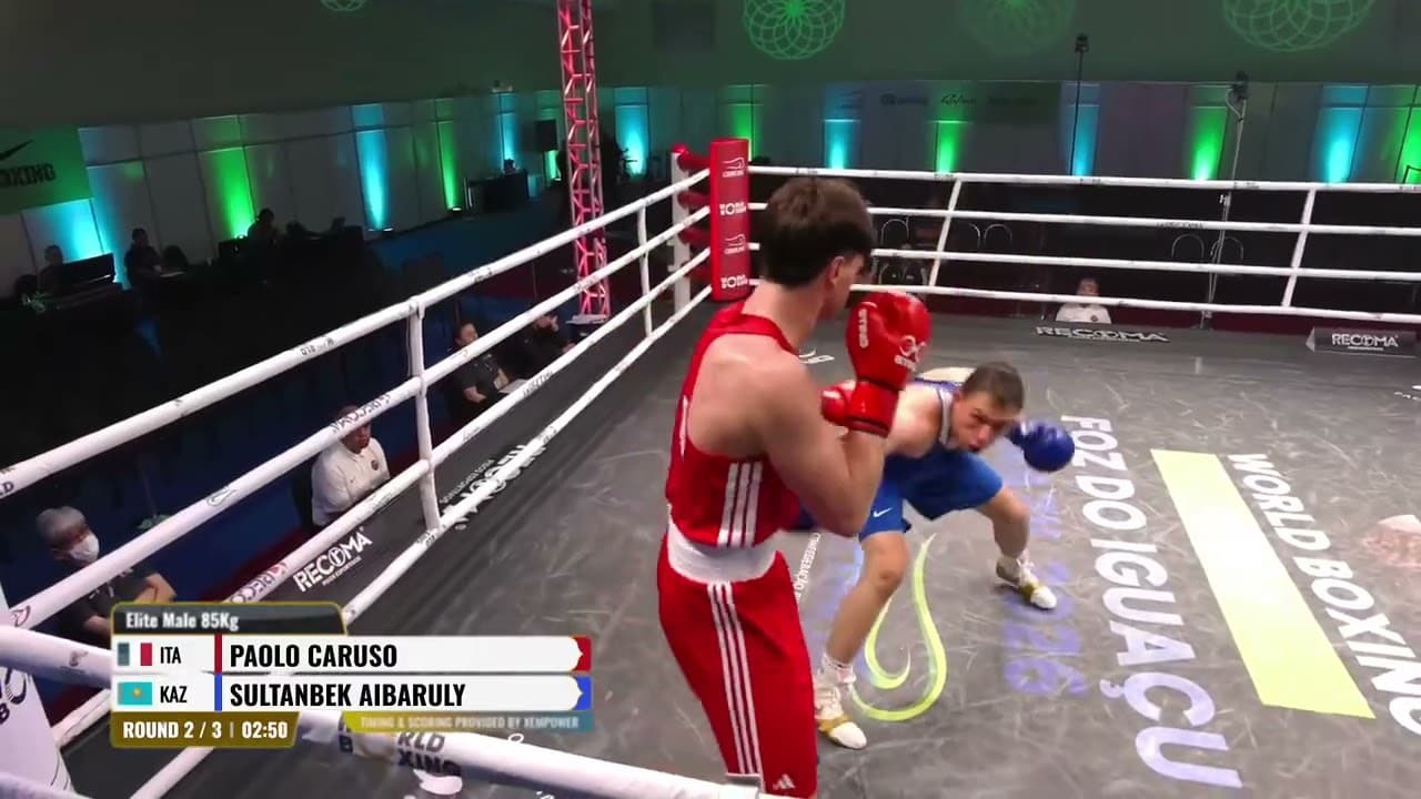 Sultanbek Aibaruly (KAZ) vs. Paolo Caruso (ITA) World Boxing Cup 2026 QF's (85kg)