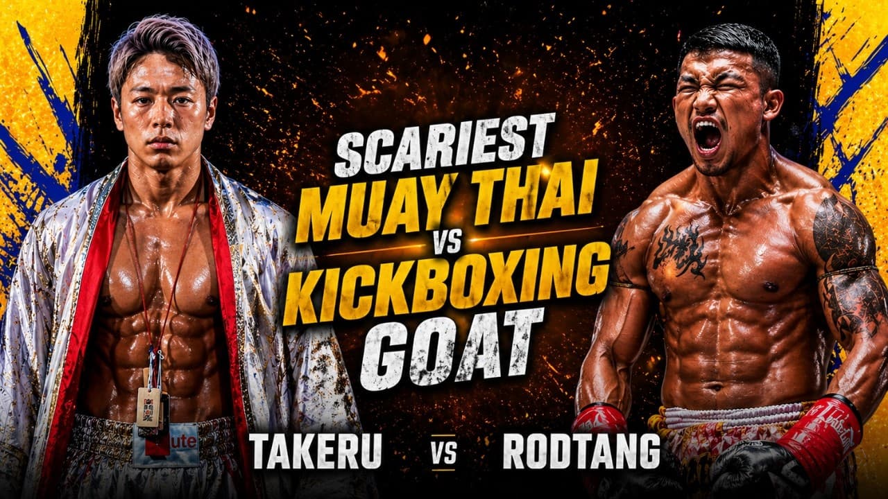 Scariest Muay Thai Fighter vs. Kickboxing Goat | Rodtang