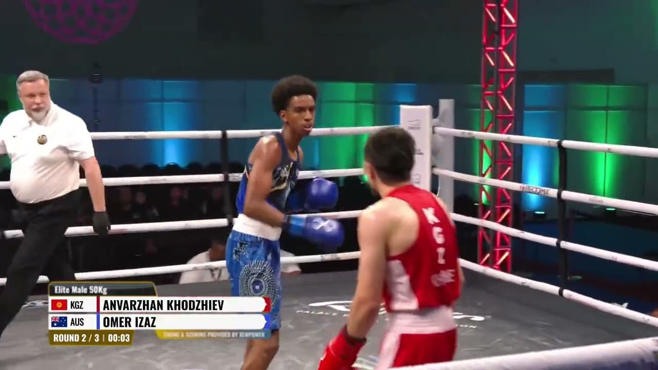 Anvarzhan Khodzhiev (KGZ) vs. Omer Izaz (AUS) World Boxing Cup 2026 QF's (50kg)