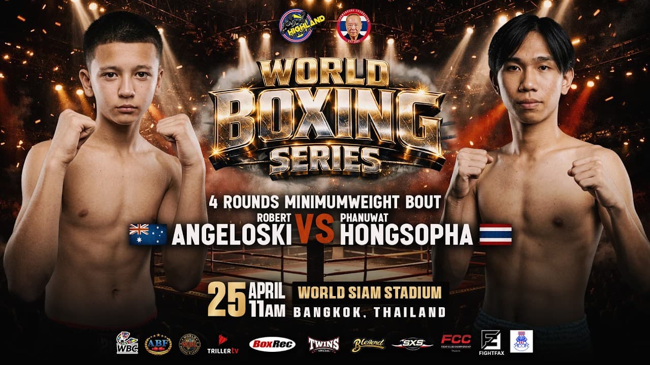 Robert Angeloski 🇦🇺 VS Phanuwat Hongsopha 🇹🇭 | April 25, 2026 | Bangkok, Thailand