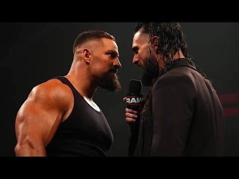 Seth Rollins confronts Bron Breaker _WWE RAW 27 April 2026