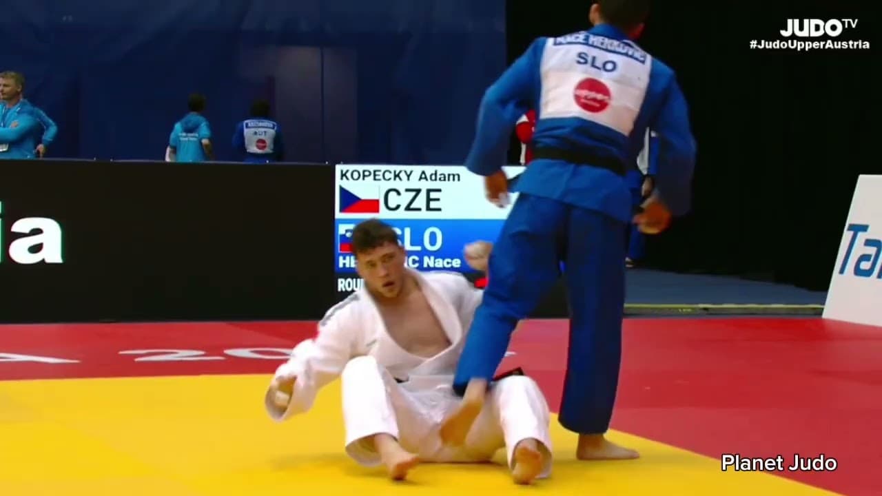Adam KOPECKY 🇨🇿 🆚️ Nace HERCOVIC 🇸🇮 | 1/16финала/-81кг | Гран При Австрия 2024