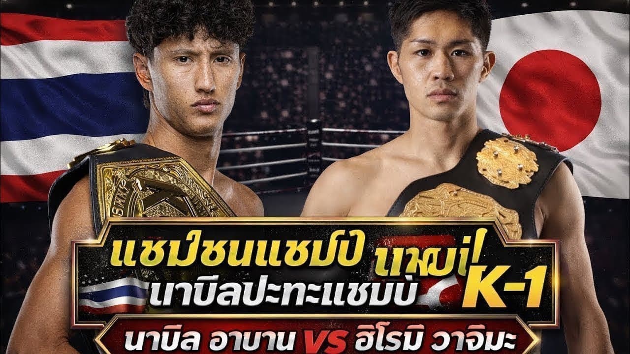แชมป์ชนแชมป์ นาบิลปะทะแชมป์K-1 โคตรมันส์ นาบิล อานาน vs ฮิโรมิ วาจิมะ