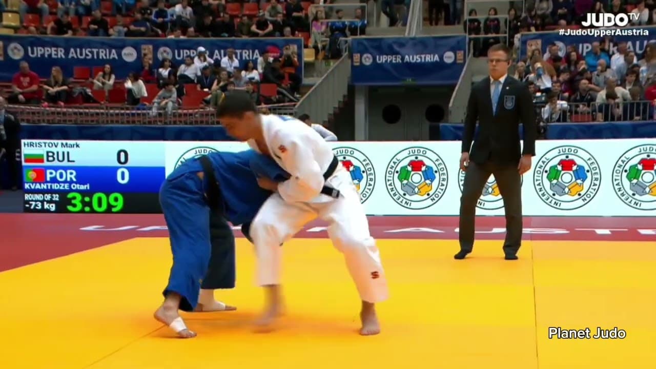 Mark HRISTOV 🇧🇬 🆚️ Otari KVANTIDZE 🇵🇹 | 1/16финала/-73кг | Гран При Австрия 2024