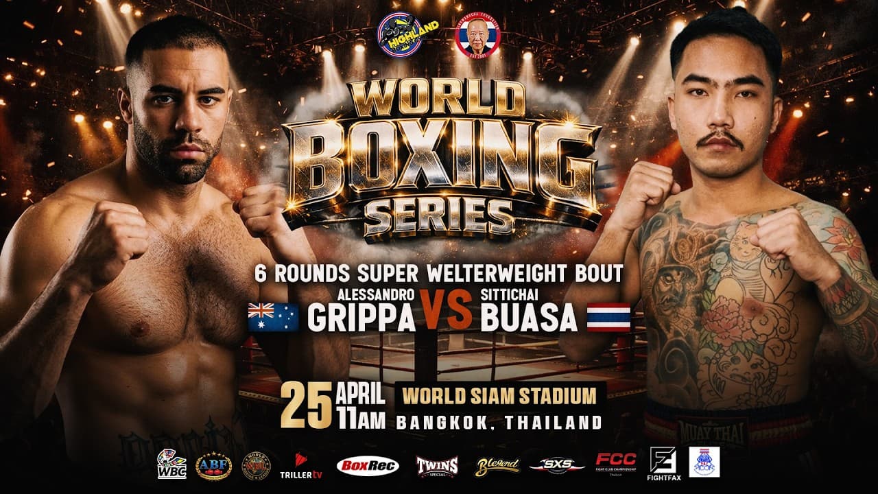 Alessandro Grippa AU VS Sittichai Buasa TH | April 25, 2026 | Bangkok, Thailand