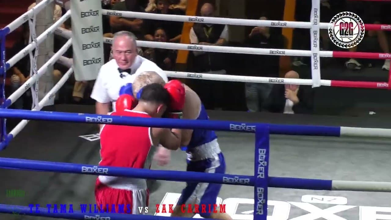 THE ROAD TO GLORY 2: TE TAMA WILLIAMS vs ZAK CARRIEM | Boxing Fight