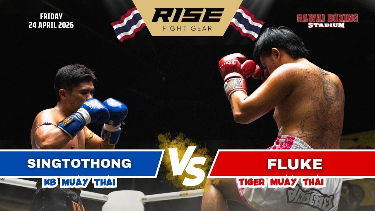 🇹🇭 Thailand vs Thailand 🇹🇭 | FLUKE (Tiger Muay Thai) vs SINGTOTHONG (KB Muay Thai)