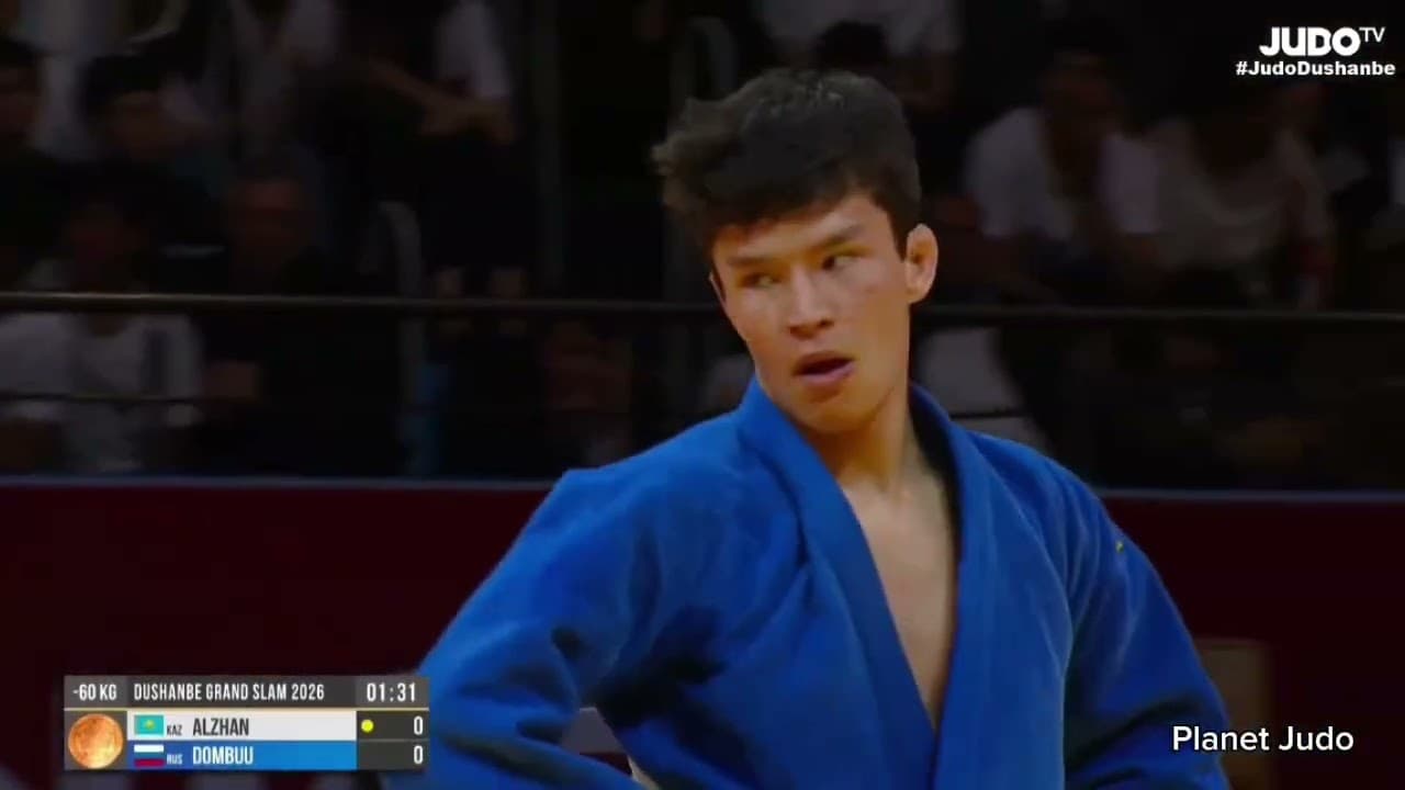 Nuradil ALZHAN 🇰🇿 🆚️ Achyty DOMBUU 🇷🇺 | схватка за бронзу/-60кг | Большой Шлем Душанбе 2026