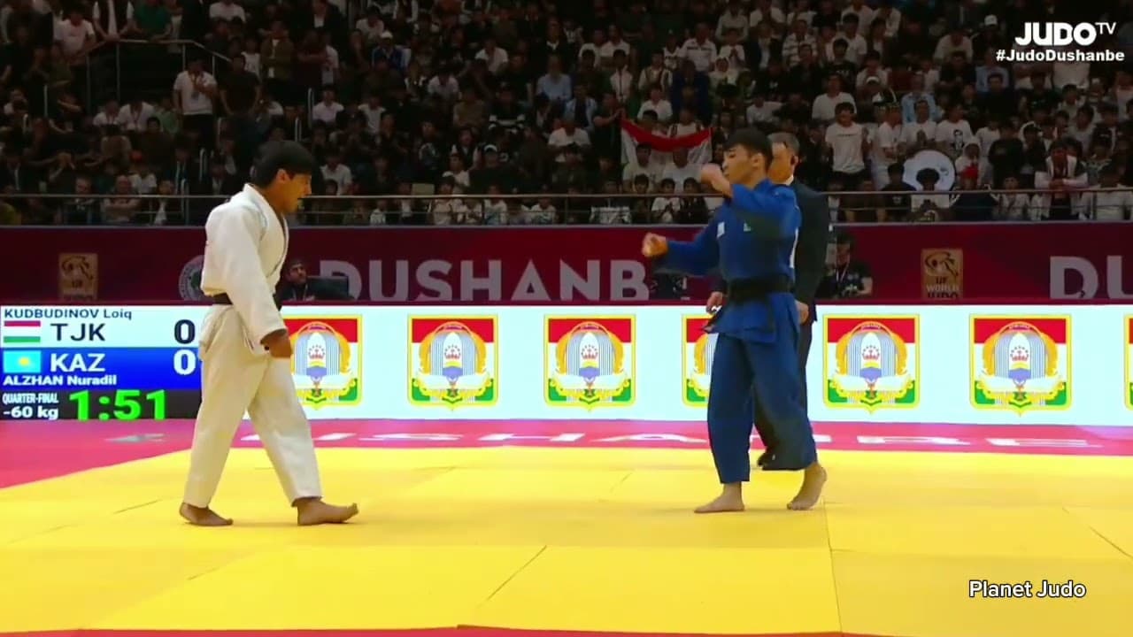 Loiq KUDBUDINOV 🇹🇯 🆚️ Nuradil ALZHAN 🇰🇿 | четвертьфинал/-60кг | Большой Шлем Душанбе 2026
