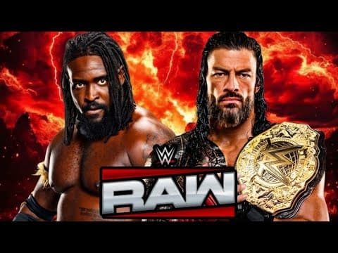 Roman Reigns(C) Vs Oba Femi WWE Raw April 29 2026 WWE2K26 Simulation - FULL MATCH