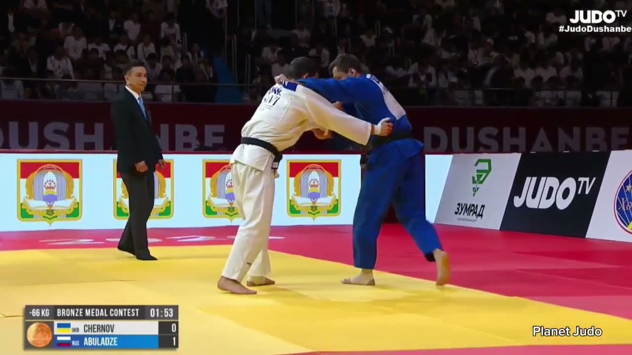 Vadym CHERNOV (UKR) 🆚️ Iago ABULADZE (RUS) | схватка за бронзу/-66кг | Большой Шлем Душанбе 2026
