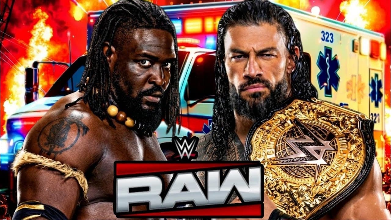 Roman Reigns(C) Vs Oba Femi WWE Raw Ambulance Match April 29 2026 WWE2K26 Simulation - FULL MATCH