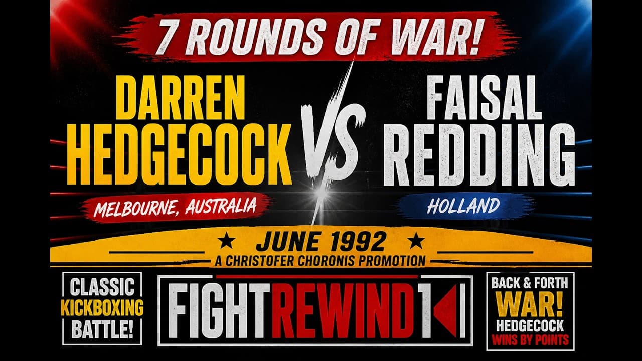 Darren Hedgecock Vs Faisal Redding
