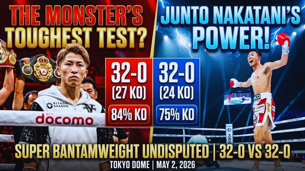 The Monster's TOUGHEST Test? Naoya Inoue vs. Junto Nakatani Preview.