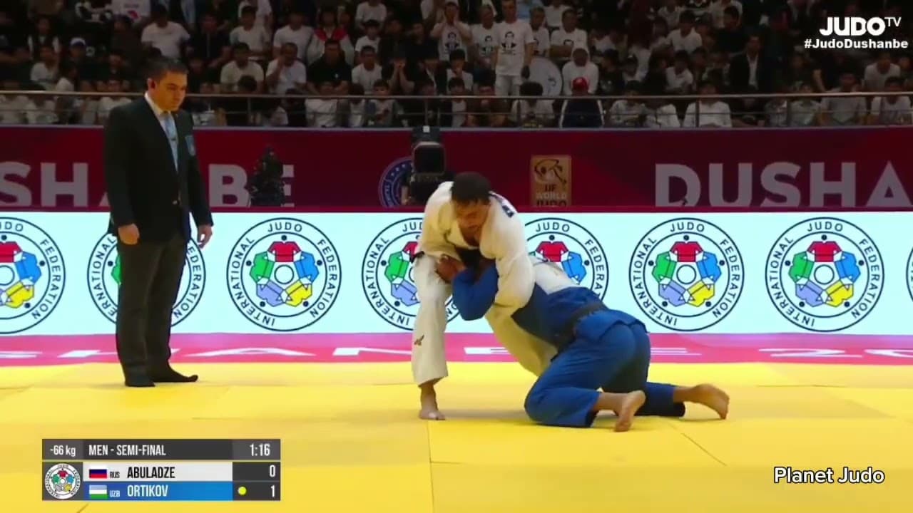 Iago ABULADZE 🇷🇺 🆚️ Azizbek ORTIKOV 🇺🇿 | полуфинал/-66кг | Большой Шлем Душанбе 2026