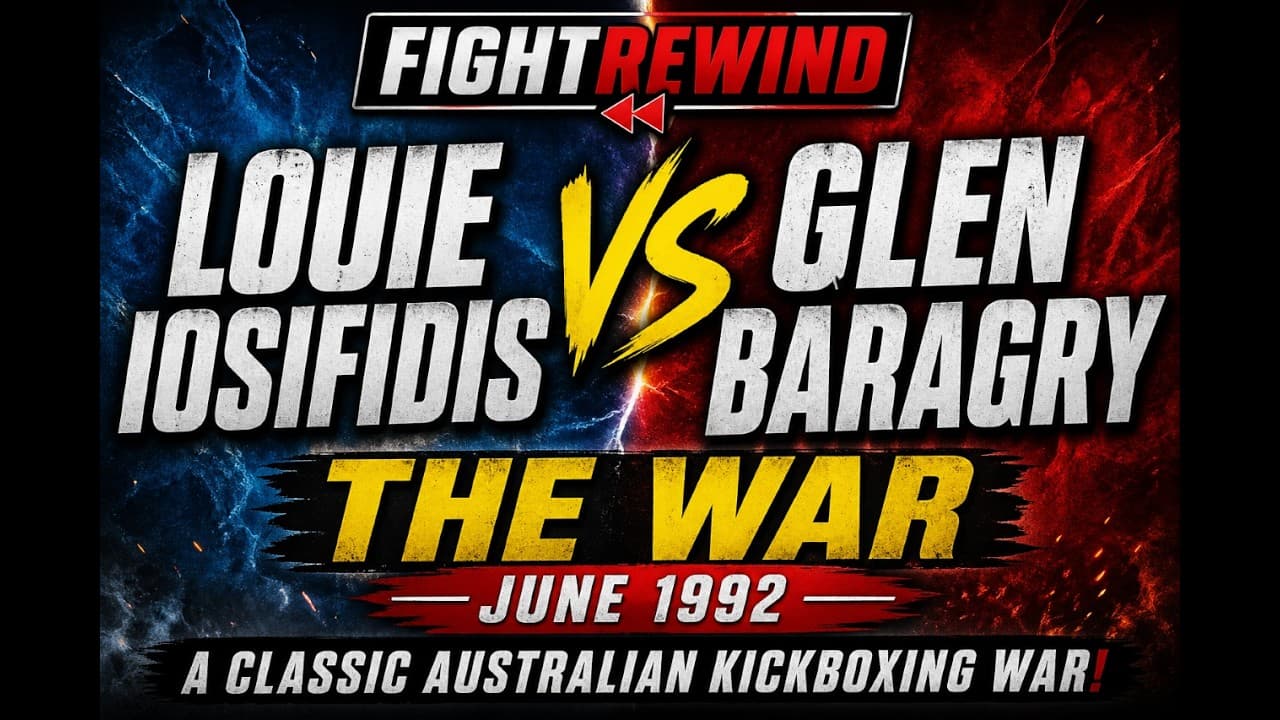 🔥 LOUIS “THE ICE” IOSIFIDIS vs GLEN “THE BUSTLER” BARAGRY – THE WAR (1992) 🔥