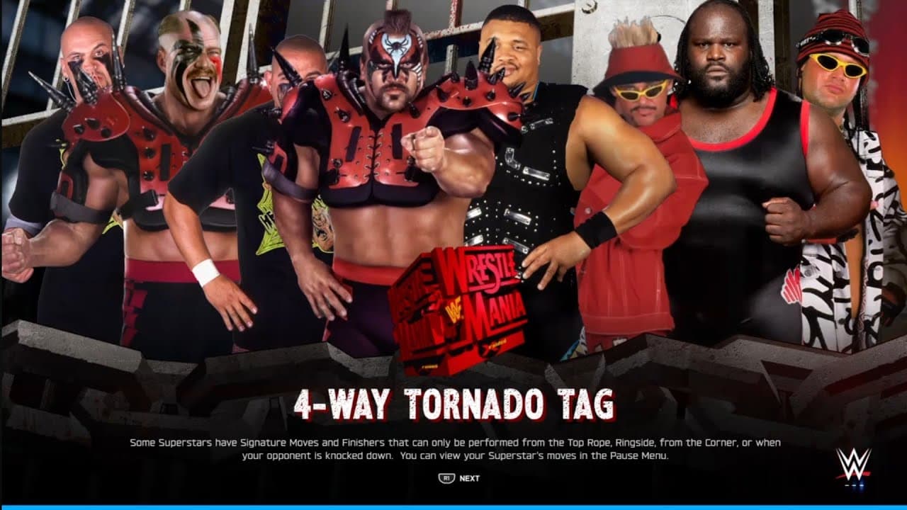 Tag Team Battle Royal. WrestleMania 14. WWE 2K25