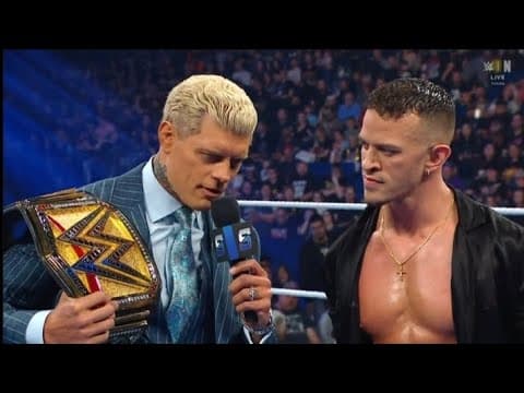 Cody Rhodes confronts Ricky Saints _WWE Smackdown 1 May 2026