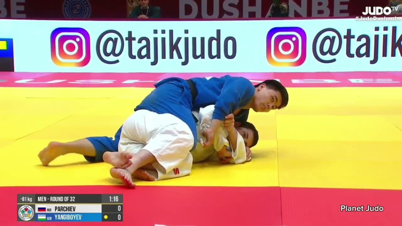 Akroman PARCHIEV 🇷🇺 🆚️ Bobur YANGIBOYEV 🇺🇿 | 1/16финала/-81кг | Большой Шлем Душанбе 2026