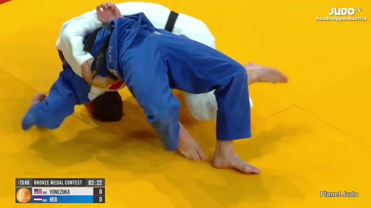 Jack YONEZUKA 🇺🇲 🆚️ Koen HEG 🇳🇱 | схватка за бронзу/-73кг | Гран При Австрия 2024