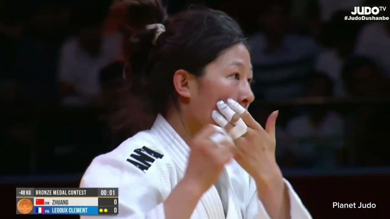 Wenna ZHUANG 🇨🇳 🆚️ Melanie LEGOUX CLEMENT 🇨🇵 | схватка за бронзу/-48кг | Большой Шлем Душанбе 2026