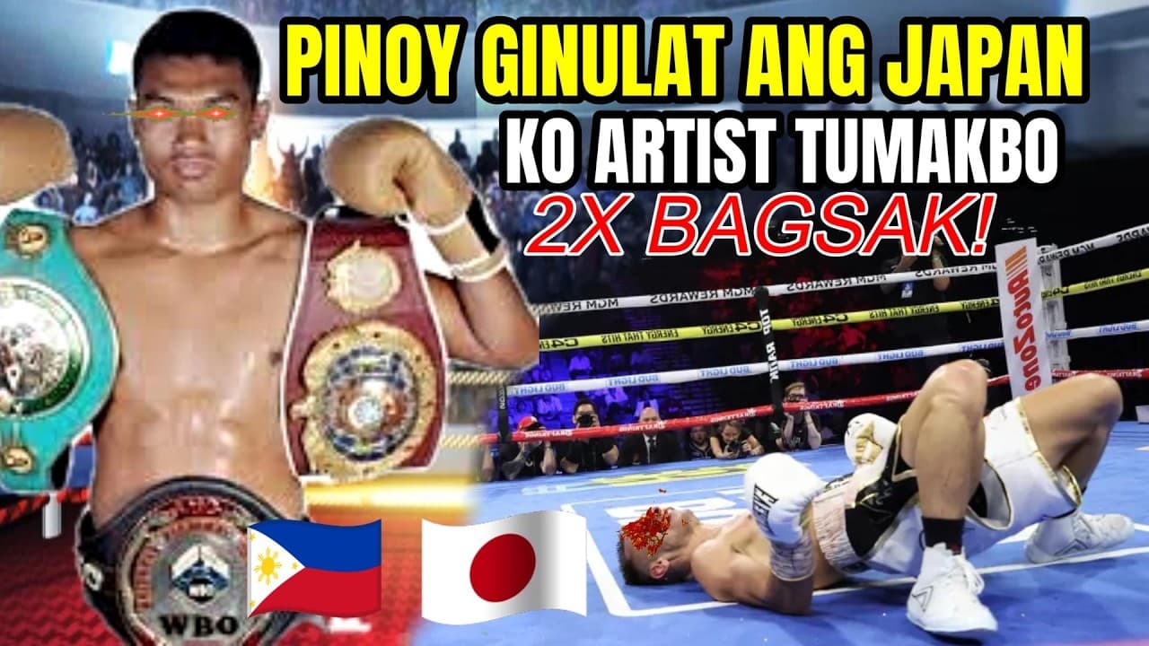 MAY 2 LATEST! PINOY 2X BAGSAK ANG KO ARTIST NG JAPAN! TUMAKBO NG TINAMAAN!