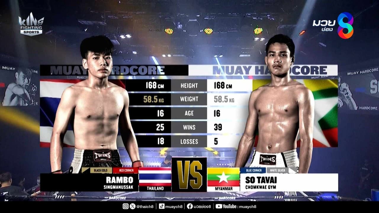 คู่เด็ดมวยมันส์ | แรมโบ้ สิงห์มนัสศักดิ์ ดวล โซ ทวาย