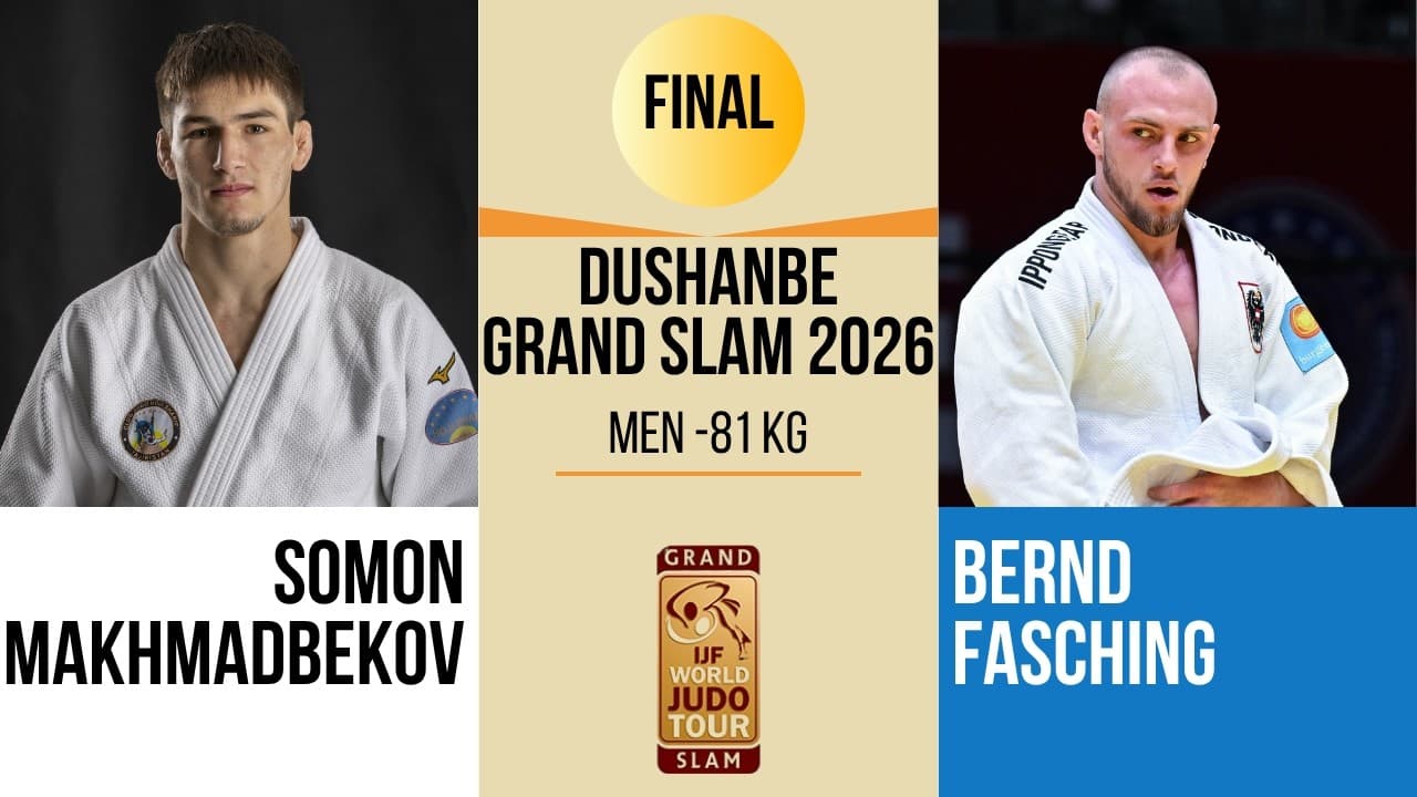 Somon MAKHMADBEKOV VS Bernd FASCHING | DUSHANBE Grand Slam 2026 | GOLD -81 kg